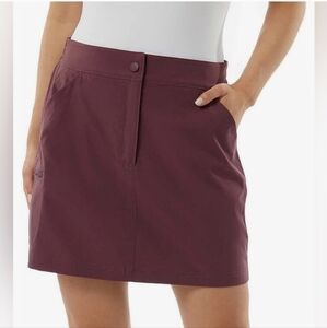 NWT 32 Degrees Cool Women's Tech Skort, Purple(Crushed Violet)